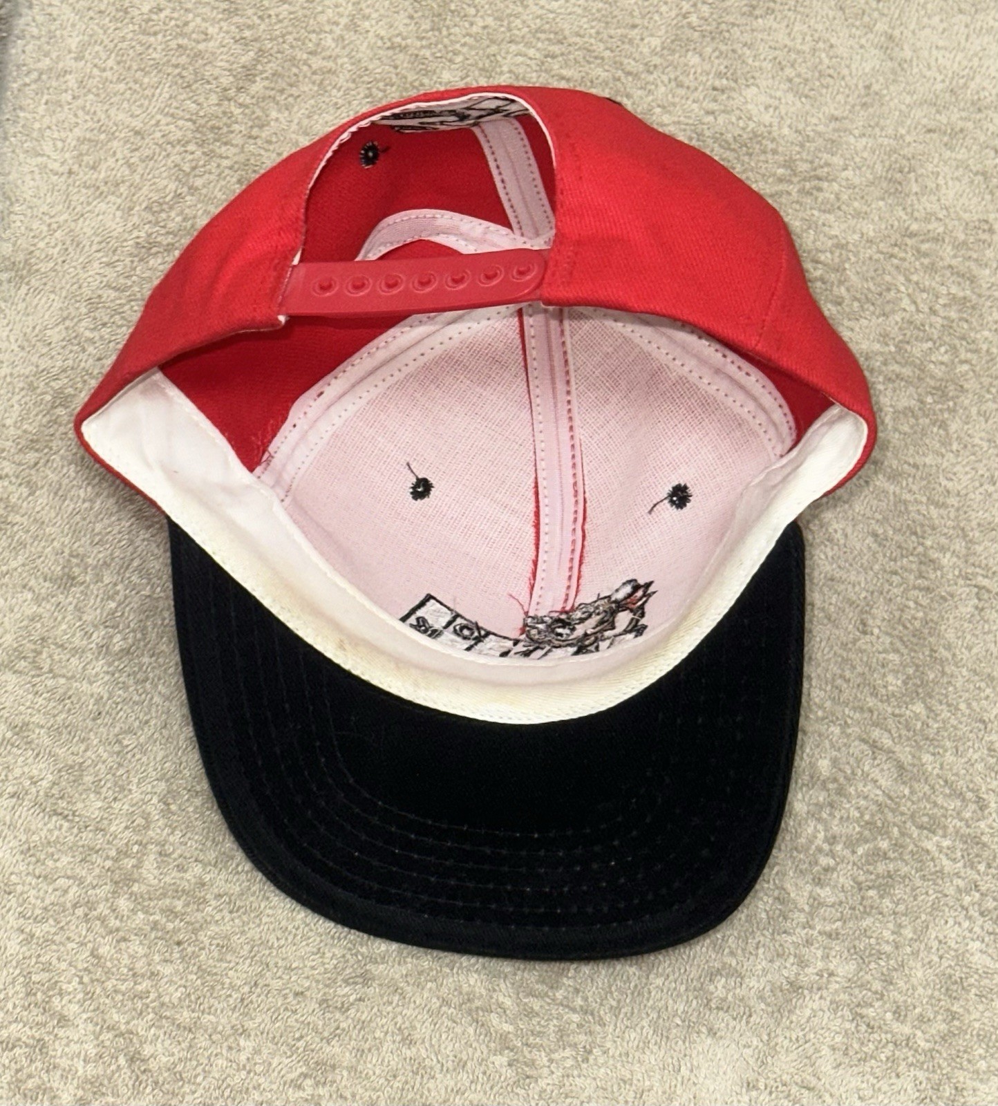 Cartoon Network Red Black Adjustable Snapback Hat… - image 6