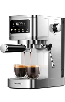SHARDOR Espresso Machine 20 Bar with Milk Frother Steam Wand, Professional Latte