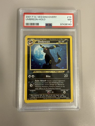 Umbreon (Unlimited) graded PSA 7 for sale on eBay