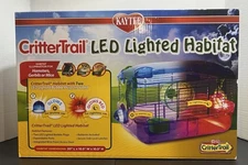 Kaytee Crittertrail LED Lighted Habitat for Hamsters Gerbils Mice New Old Stock
