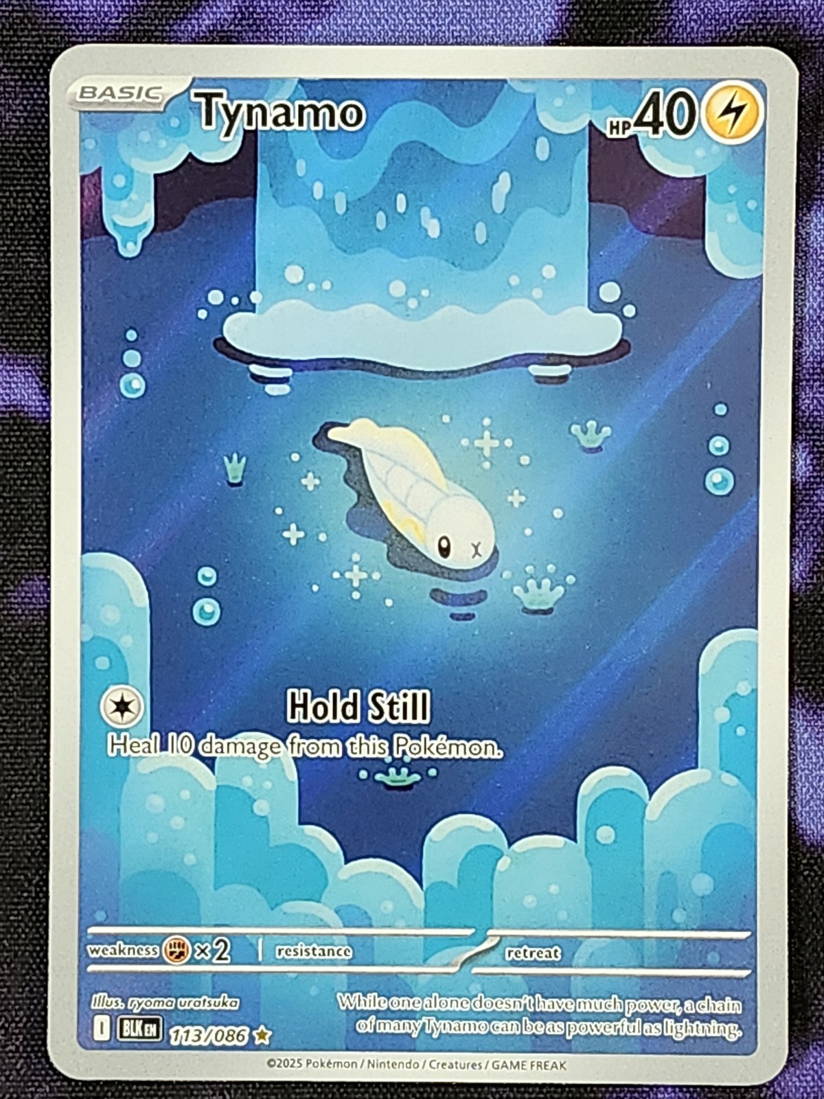 Pokemon Tynamo 113/086 Black Bolt BLK