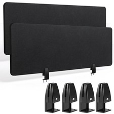 2 Pcs Acoustic Desk Divider Noise Reducing Desk Privacy Panel for Student Tab...