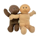 Vintage Lot of 2 Cabbage Patch Kid brown eyes doll Coleco OK