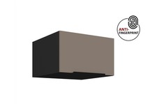 Küchen Aufsatzschrank 60 Küche ARIA Sandgrau matt Küchenzeile Anti Fingerprint