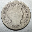 1892-S   BARBER DIME   GOOD   KEY DATE  #2349