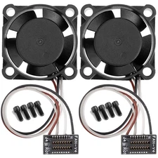 2Pcs Hotend Cooling Fan for Bambu lab P1P/P1S 3D Printer,Brushless Fan for Pr...