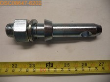 Qty=6: Implement Mounting Pins 5 5/8" x 7/8" - 14 Zinc Plated Steel