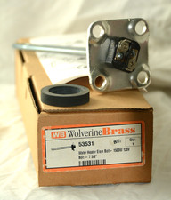New Wolverine Brass Water Heater Element Bolt...