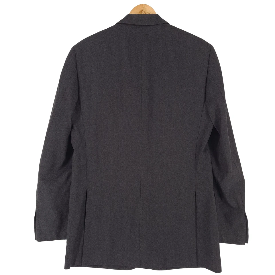 Pal Zileri Veste Blazer Homme Laine & Soie Gris Taille CR9 EU 52 42R - Photo 3/4