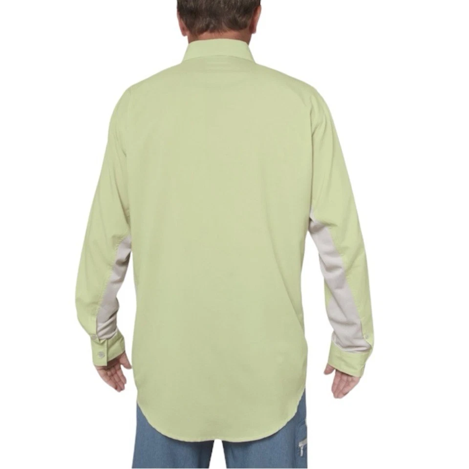 Calcutta Long Sleeve Performance Fishing Shirt Light Green Size 2XL NWT/NEW - Image 2 of 4