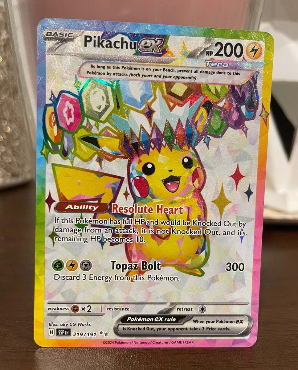 Pikachu Ex Pokémon TCG Cards for sale | eBay
