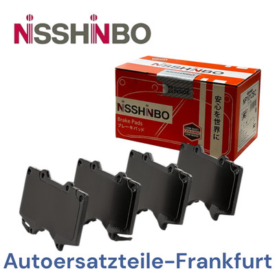 NISSHINBO Bremsbeläge VORNE für MITSUBISHI PAJERO IV + TOYOTA LAND CRUISER HILUX