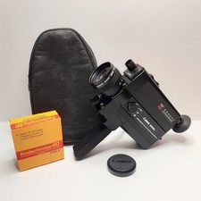 NEAR MINT Canon 310XL Super 8, 8mm Movie Film Camera, Case, Lens Cover  WORKING