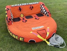 Airhead Super Mable 3-Person Towable Tube for Boating Used