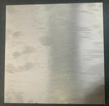 1/4" Aluminum Plate, 12" x 12", 6061 Aluminum, Laser Cut