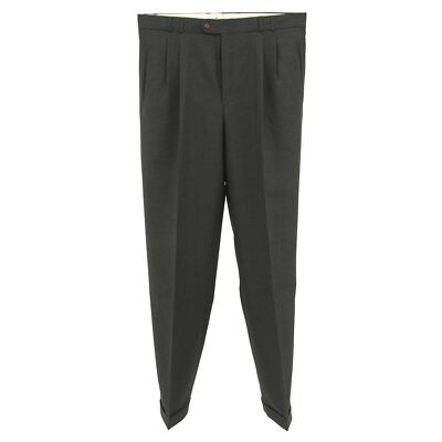  HATTRIC Herren klassische Hose Anzughose Schurwolle anthrazit grau 31014