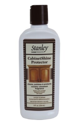 Stanley Home Products Cabinet Shine Protector Cleans & Polishes Wood Cabinets