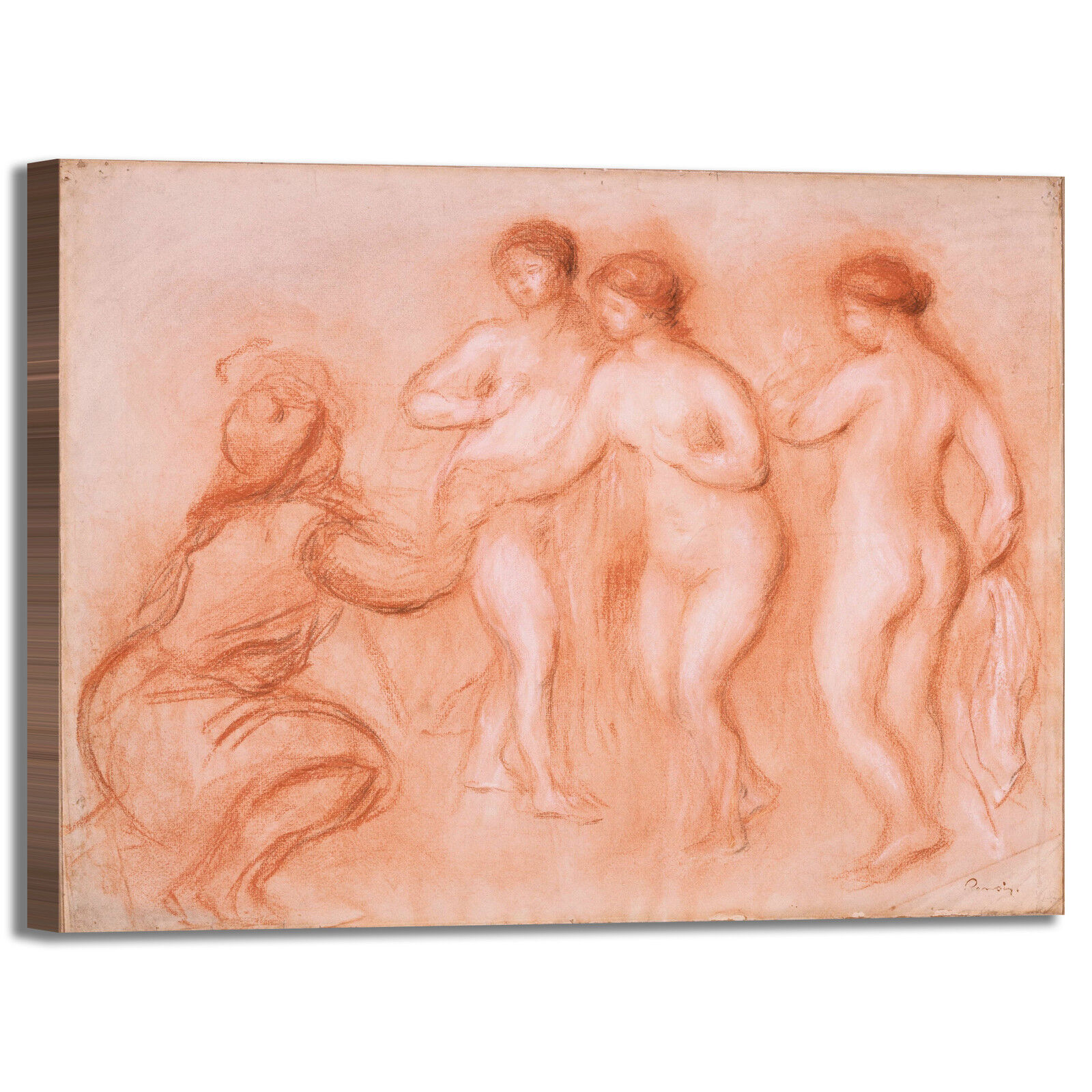 Renoir giudizio di Paride design quadro stampa tela dipinto telaio arredo casa Oryginalna gwarancja, tanio