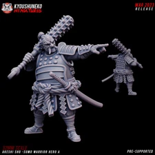 Akeshi Sho Sumo Warrior - Kyoushuneko Miniatures Japanese Samurai Army Hero