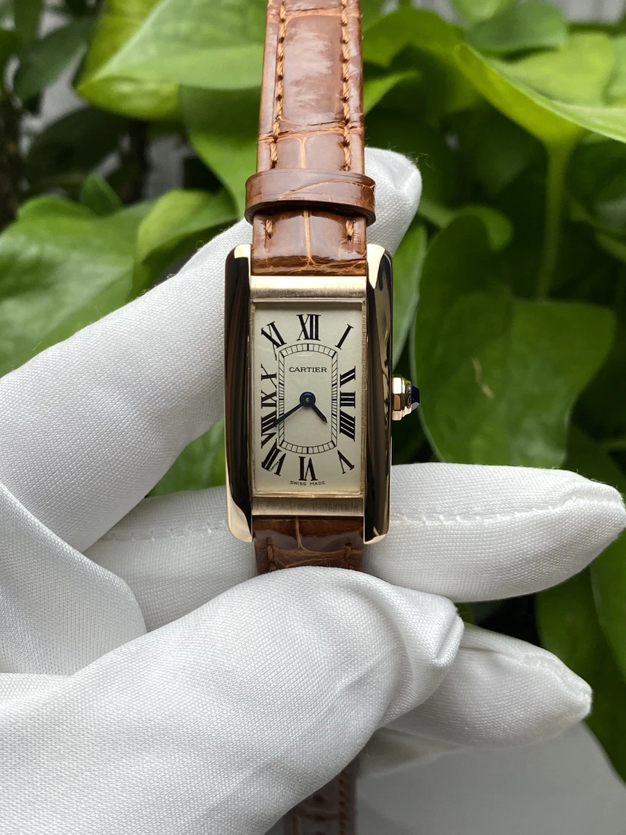 Cartier Tank Américaine - 35 mm, Rose Gold for sale | eBay