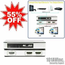 Latest Generation 4Kx2K High Speed 2 ports HDMI 1x2 Splitter Full HD 3D 1080P