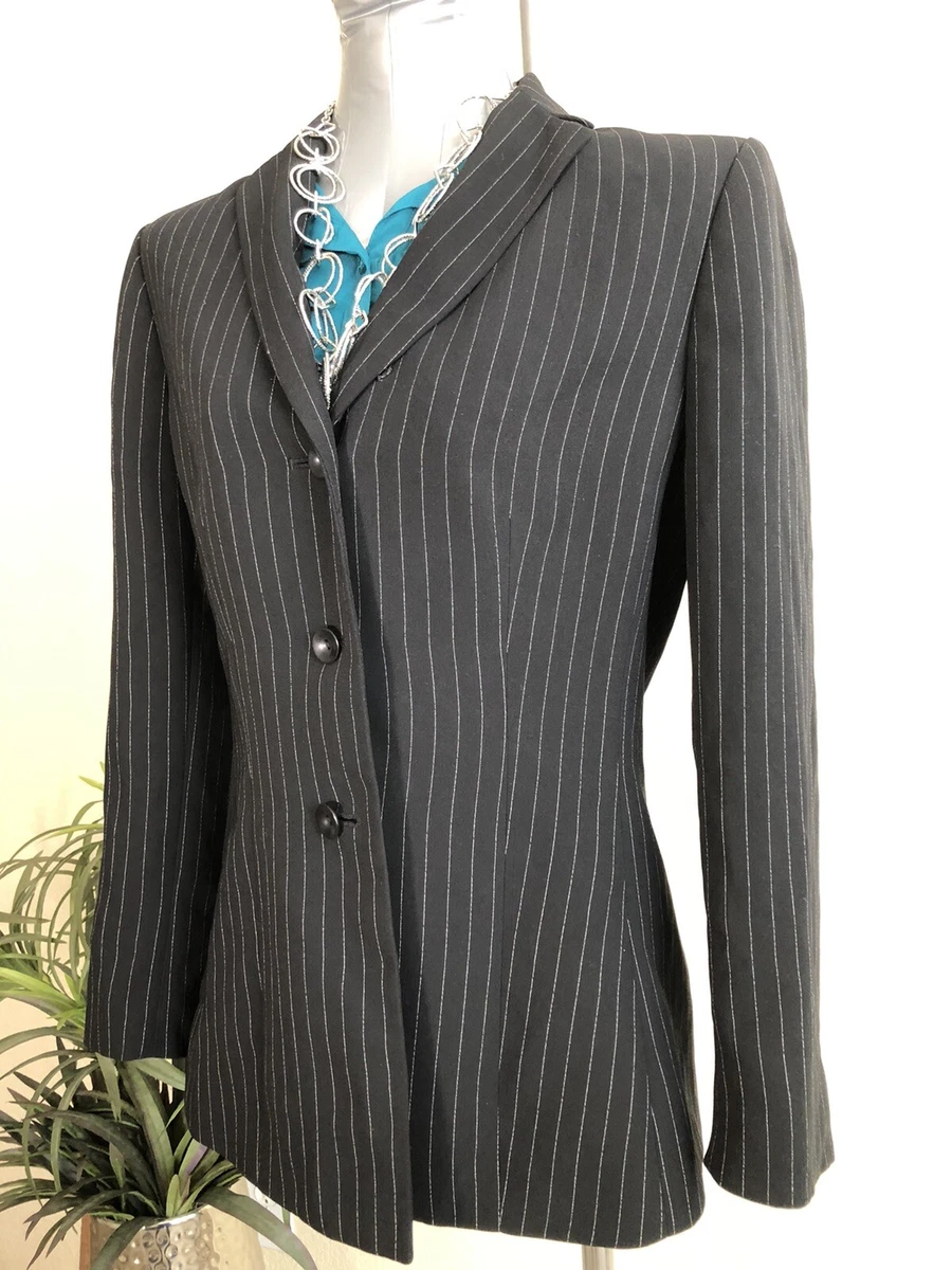 Womens pinstripe jacket cheap