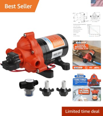 #ad Quiet 33 Series Diaphragm Pump – 4 45 PSI for Total Performance $89.99