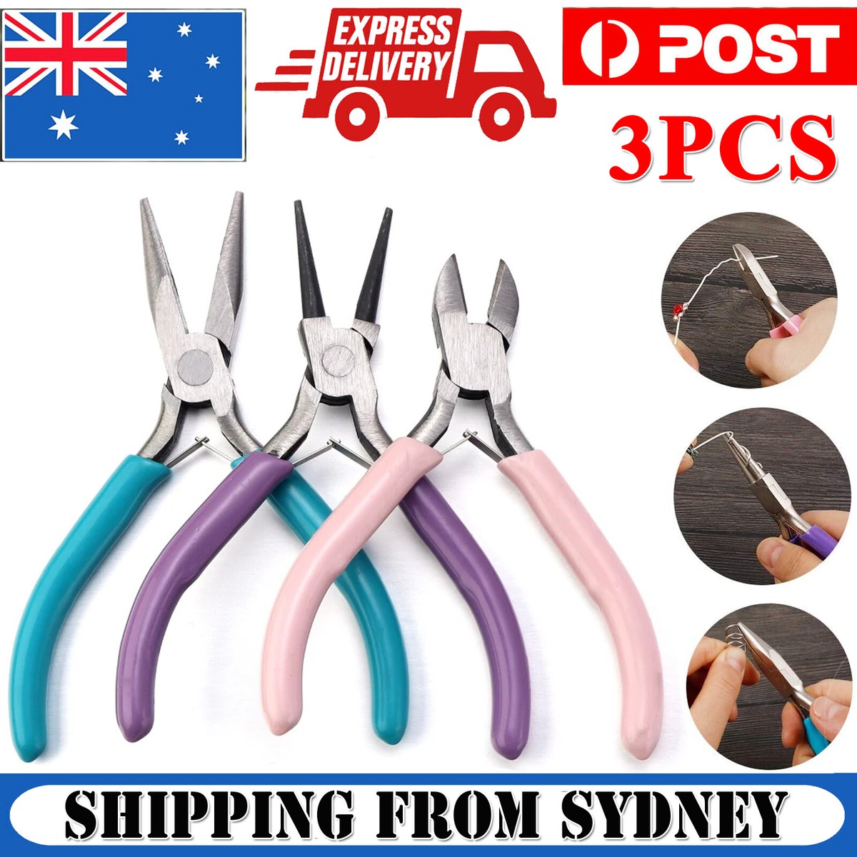 Wire Cutters Best Pliers For Making Earrings 3X Round Nose Pliers