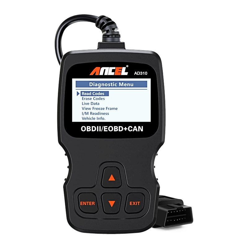Ancel AD310 Classic Enhanced Universal OBD II Scanner Car Engine Fault Code R...-image