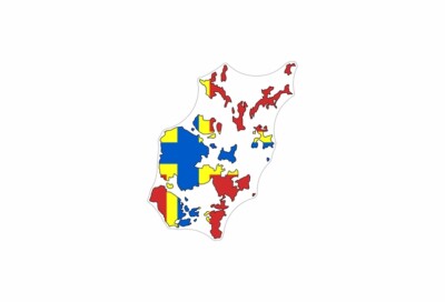 Vinyl Sticker Car Motorcycle Adhesive Orcades Orkney Flag