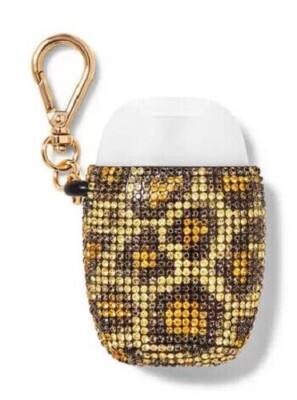 Bath & Body Works Rhinestone Leopard Cheetah PocketBac Holder