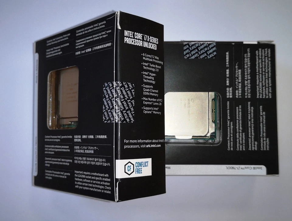 Intel I7-7800X 3.5GHz, Six Core (BX80673I77800X) Processor - Image 3 of 3