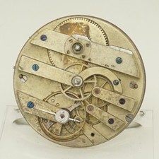 Rare Pocket Watch Movement Men's no fusee duplex chronometer no repeater RAR