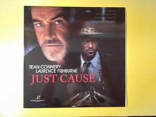 JUST CAUSE Sean Connery, Laurence Fishburne 1995 Warner Bros. R LASERDISC