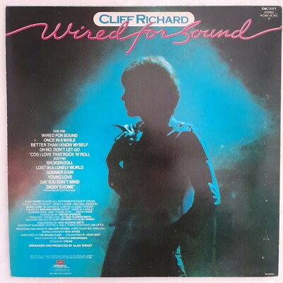 Cliff Richards - Wired for Sound - Vinyl LP - EMI Records EMC3377