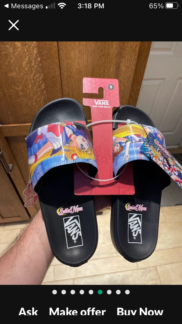 Sandali slides slide Vans Sailor Moon La Costa scarpe slide on