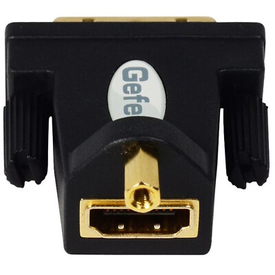 GEFEN DVI HDMI Adapter / Locked / Halteschraube / Schraubverschluss / vergoldet