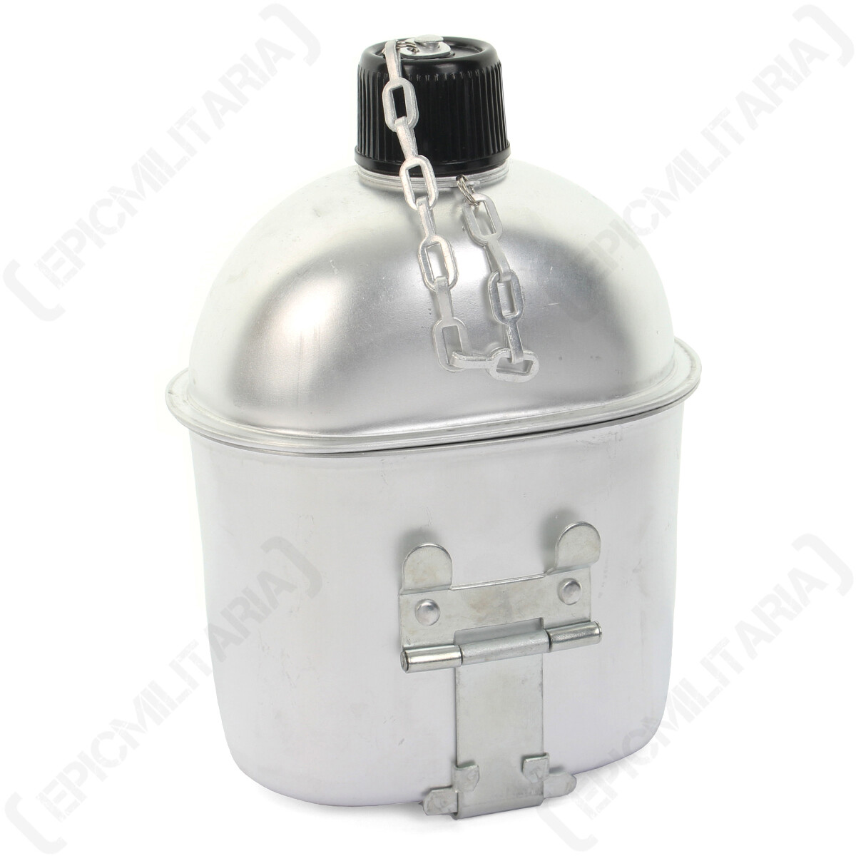 WW2 US Army M1910 Water Canteen with Cup - Aluminium Military