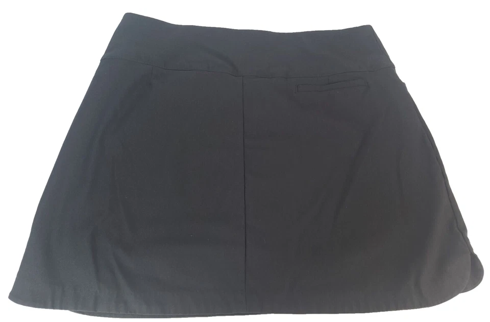 LADY HAGEN Women Skort SIZE XL Black Golf Tennis Skirt Shorts Rayon Nylon - Image 2 of 4