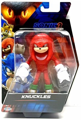 Sonic The Hedgehog Movie 3 KNUCKLES 5  Action Figure Wave 2 Jakks Pacific 2024
