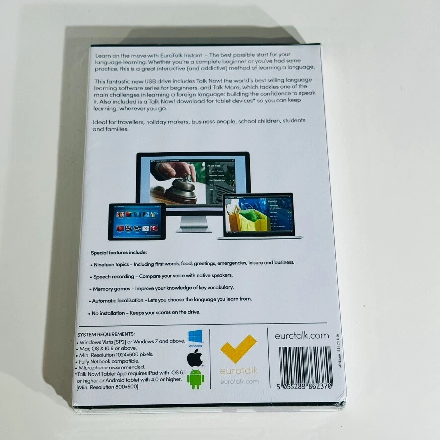 INSTANT Afrikaans / Learn Afrikaans - PC & MAC - EuroTalk - BRAND NEW & SEALED - Image 4 of 4
