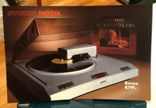 STUDER REVOX B791 TURNTABLE BROCHURE (SINGLE PAGE SPEC SHEET)