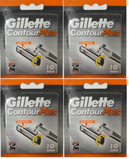 Gillette Contour Plus (Atra Plus) Ricarica Lame per Rasoio - 40 Cartucce