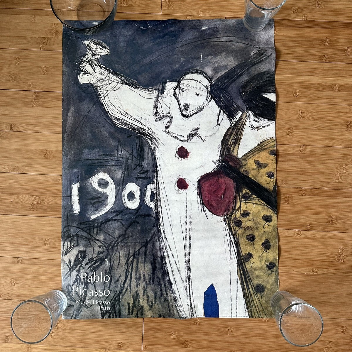 Musee Picasso Paris Original 1991 Museum Exhibition Poster 1899