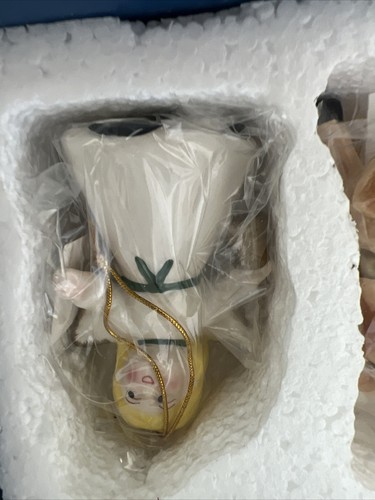 Mr Christmas 2009 Set Of 5 porcelain Ornaments Boxed batch 6097 Santa Snowman - Picture 7 of 12