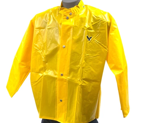 TINGLEY J22207 Rain Jacket Men’s XL Iron Eagle Waterproof HD Snaps Gold/Yellow - product listing photo
