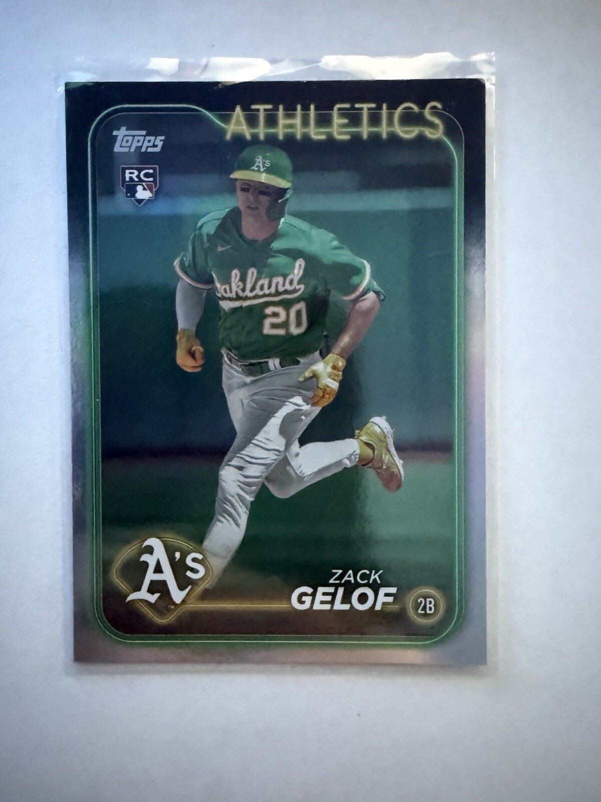 2024 Topps Series 1 - Rainbow Foil #166 Zack Gelof (RC)