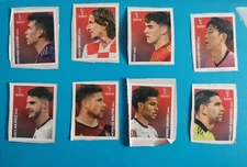 Qatar 2022 Coca Cola ORANGE Set (8 Stickers)