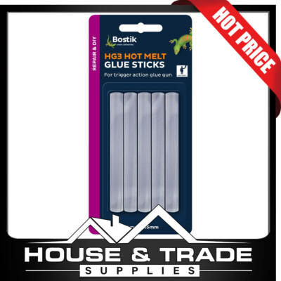 Bostik Glue Gun Stick Hot Melt Mini 7.2mm X 100mm Clear 30803735 - 10 Per Pack - Foto 7