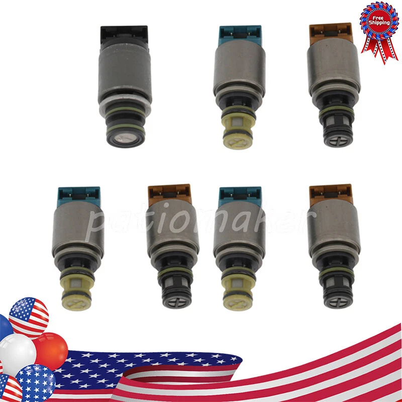 7PCS 6HP19 6HP26 6HP32 TRANSMISSION SOLENOID KIT FOR BMW X3 X5 AUDI A6 A8 Q7 USA Foto 3 de 4